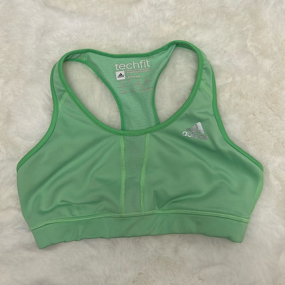 Adidas tech for medium compression bra